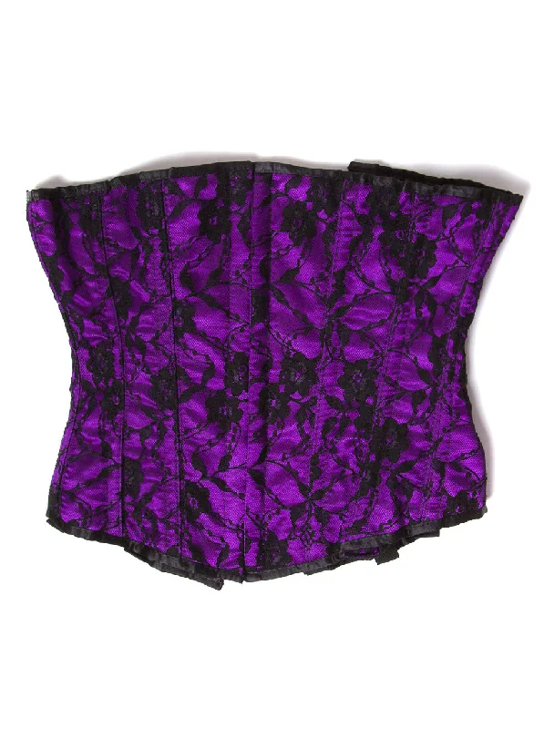 Detailed Underbust Corset - 24 Inch