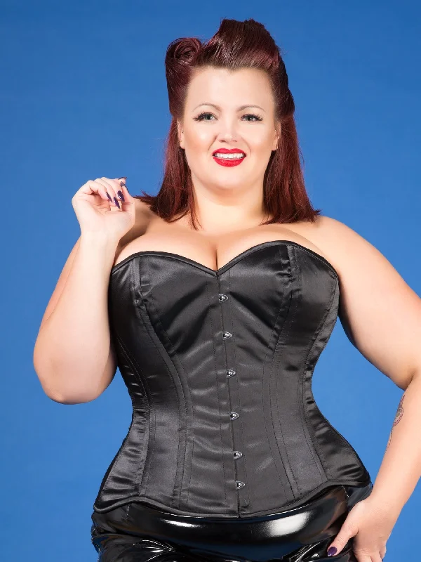 Plus Size Satin Sweetheart Corset