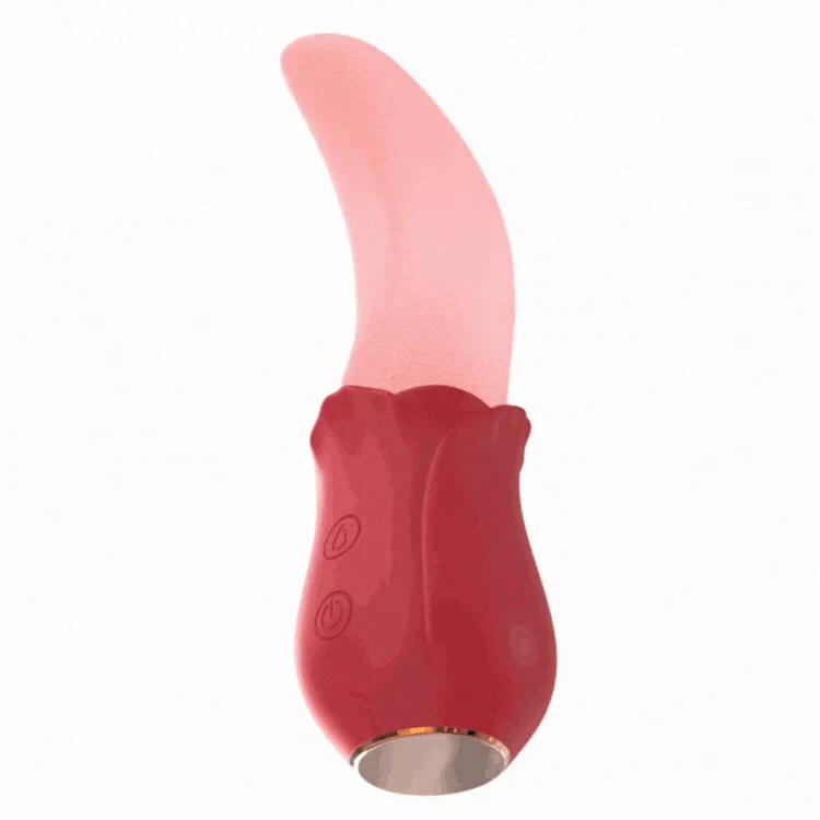 Lurevibe - Upgraded Rose - 20 Frequency Tongue Licking Vibrator