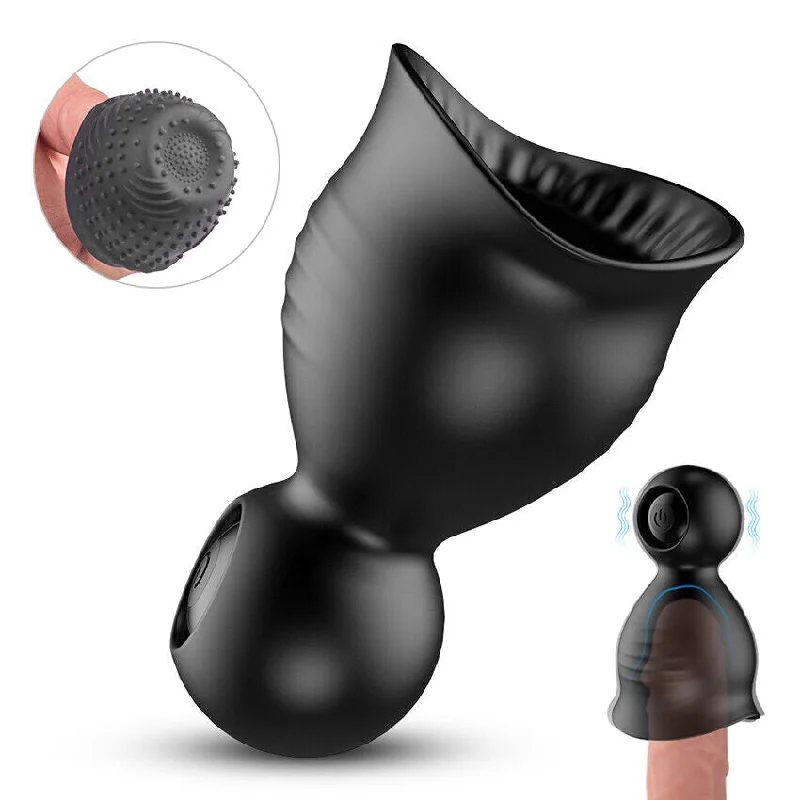 9 Speeds Male Masturbator Cup & Glans Massager