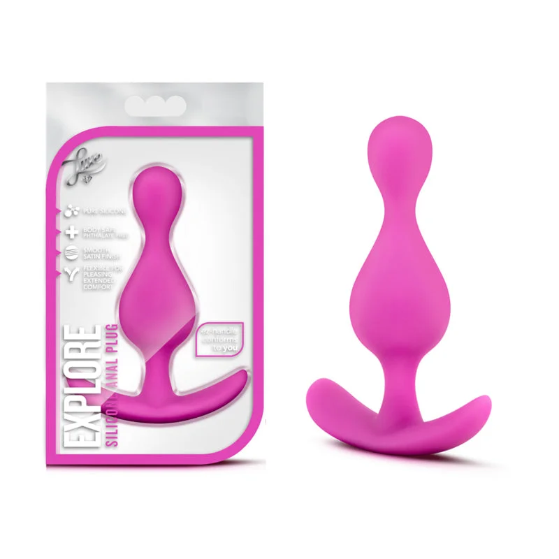 Blush Luxe Explore Silicone Anal Plug Pink