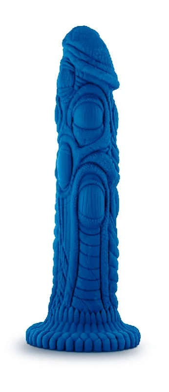 Blush The Realm Draken Lock On 7.75" Silicone Dragon Dildo Blue