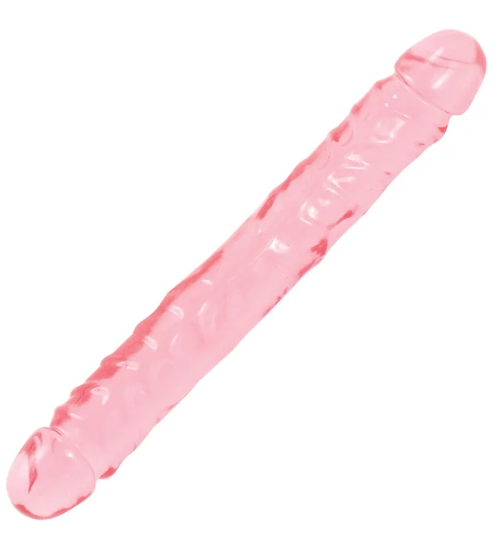 Crystal Jellies Jr Double Dong Pink 12