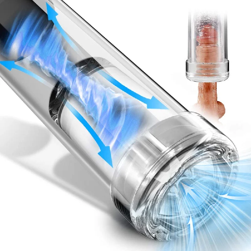 Electric Male Masturbator Cup with Visible Enlargement Function