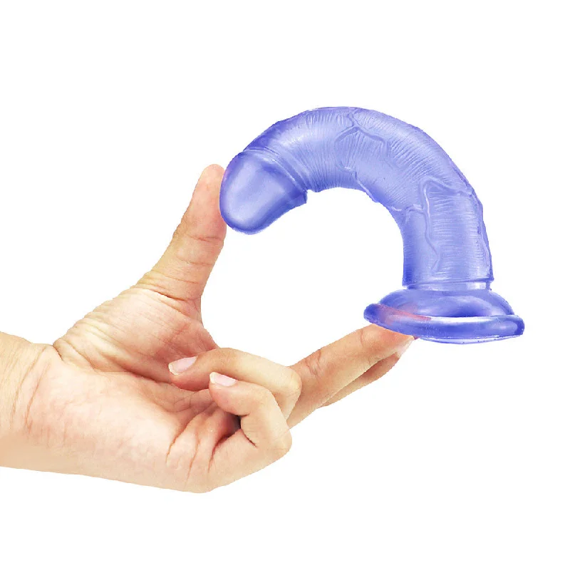 6 inch blue dildo