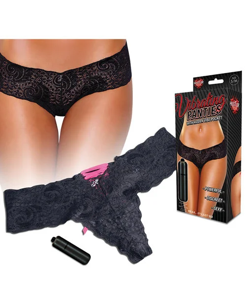 Hustler Toys Lace Up Back Vibrating Panty