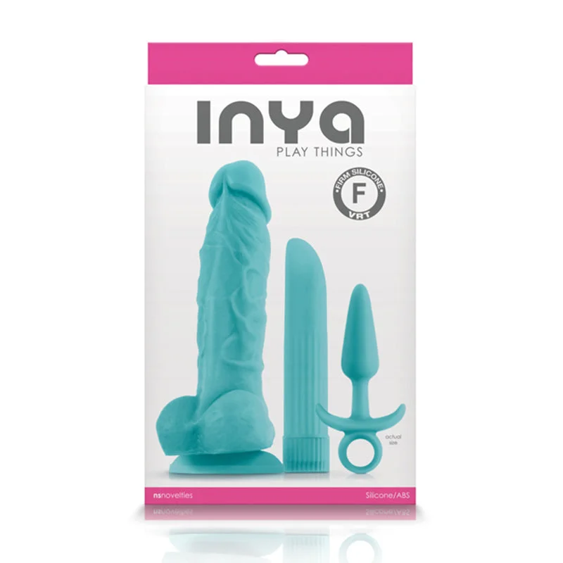 INYA Playthings 3-Piece Set Teal