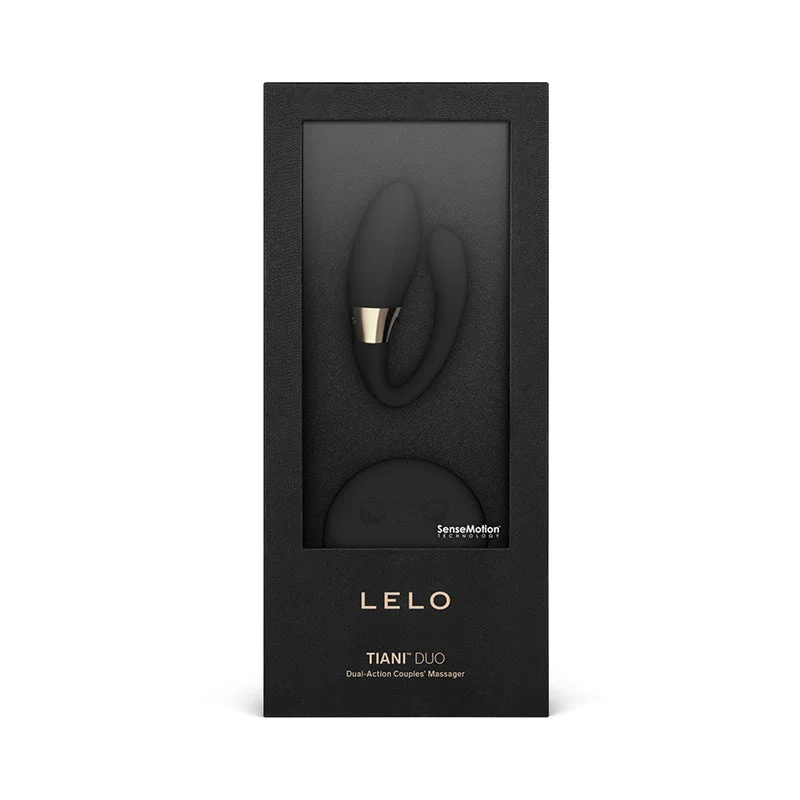 LELO TIANI DUO Rechargeable Dual Stimulation Couples Vibrator With Remote Black