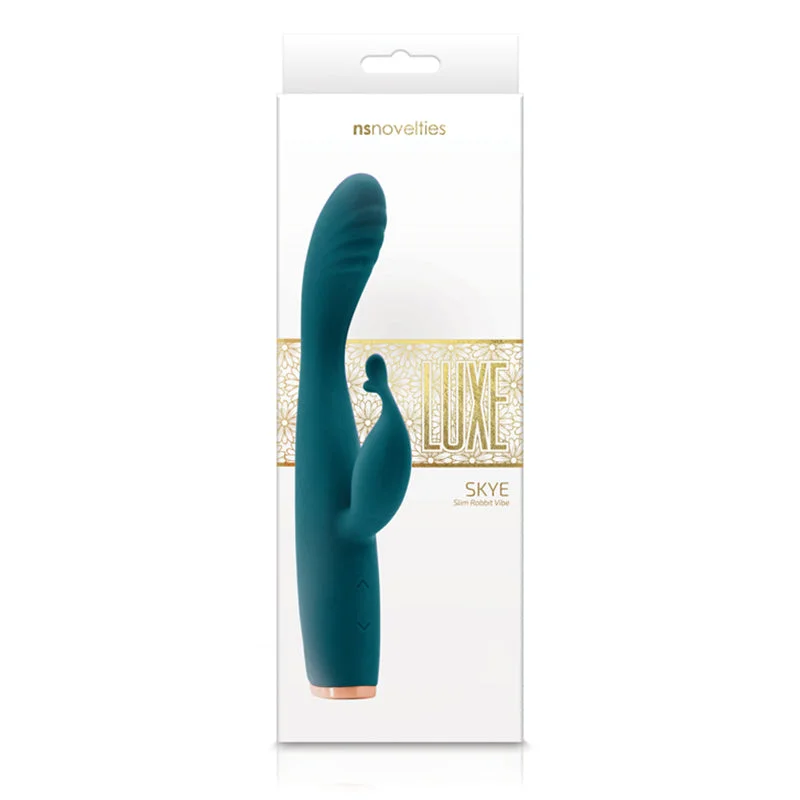 Luxe Skye Rechargeable Dual Stimulator - Green