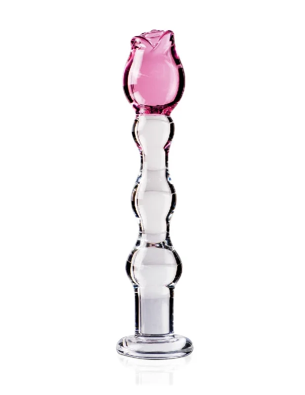 Pipedream Icicles No. 14 Rose Tip Glass Massager