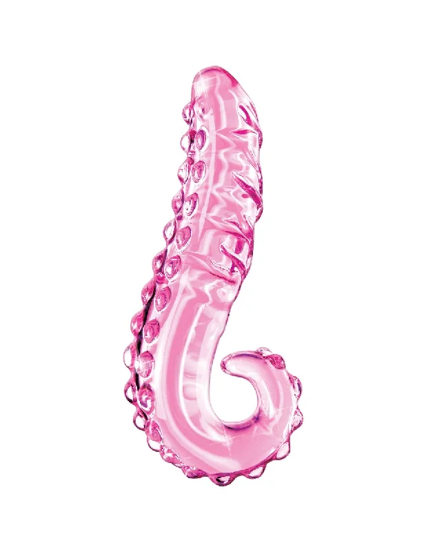 Pipedream Icicles No. 24 Pink Textured Glass Tentacle Dildo