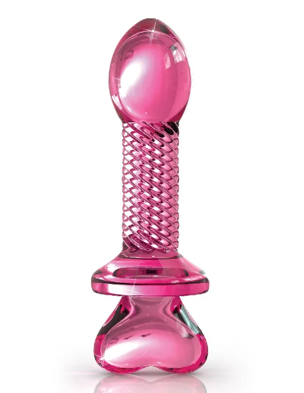 Pipedream Icicles No. 82 Glass Textured Dildo Pink