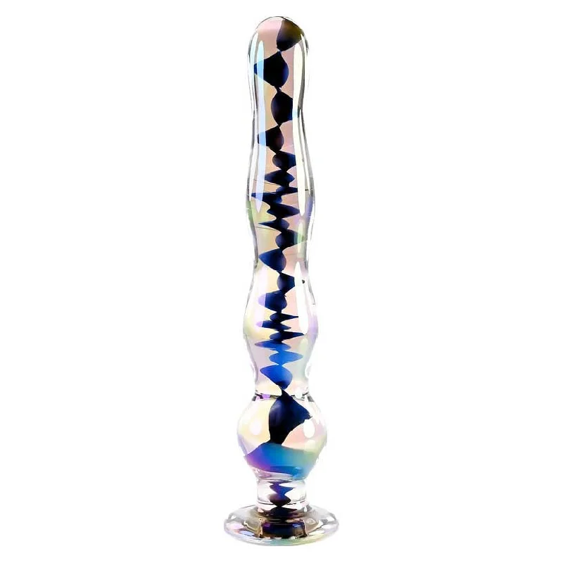 Playboy Jewels Iridescent Glass Wand Dildo