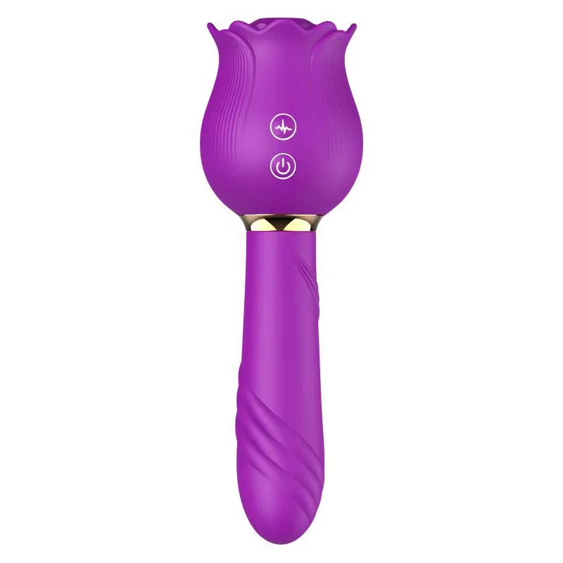 Lurevibe - Rose Shaker Sucking Jump Egg Adult Toy G-spot Masturbation Device for Women