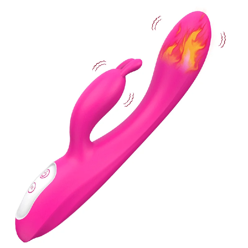 Lurevibe - Female Masturbation Device Rabbit Heated Vibrator Waterproof