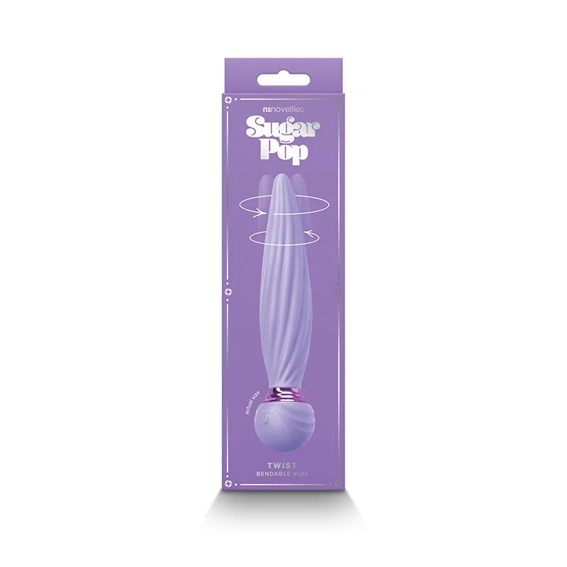 Sugar Pop Twist Gyrating Vibrator Purple