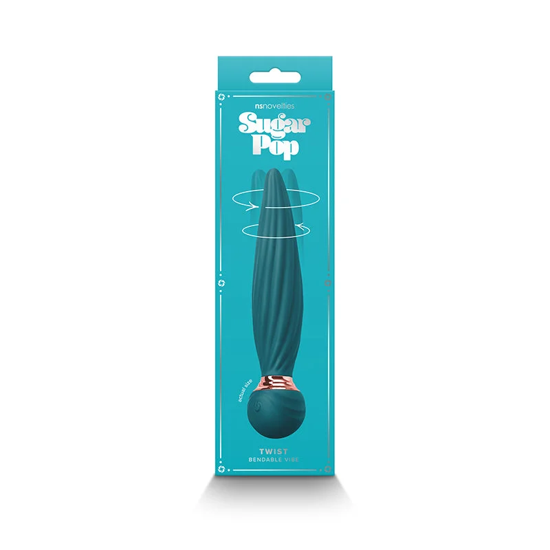 Sugar Pop Twist Gyrating Vibrator Teal