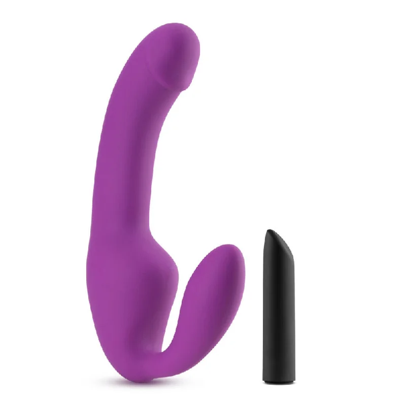 Blush Temptasia Cyrus Strapless Silicone Dildo - Purple