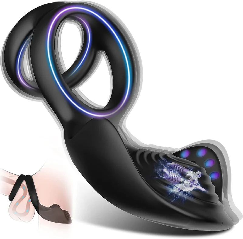 Testicle Vibrator for Men Penis Massager Ring Dildo