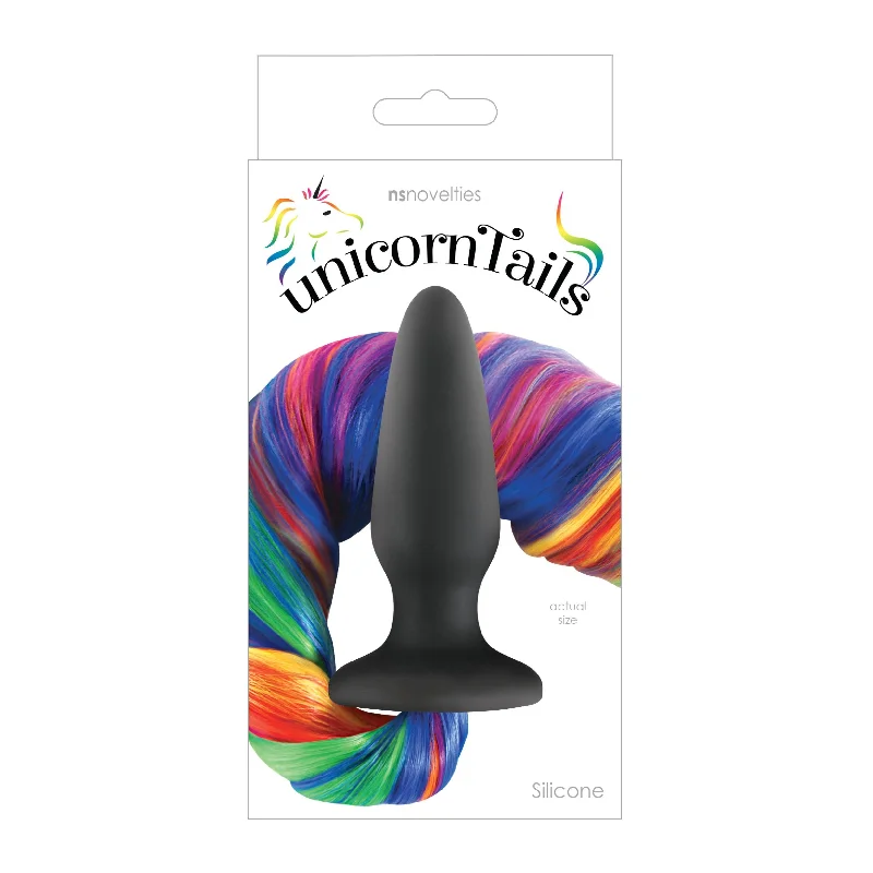 Nsnovelties' Unicorn Tails Anal Plug - Rainbow