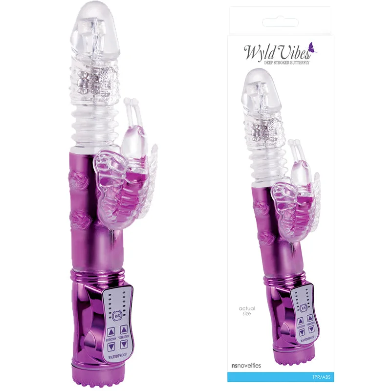 Wyld Vibes Butterfly Multi Speed Multi Function Waterproof Purple