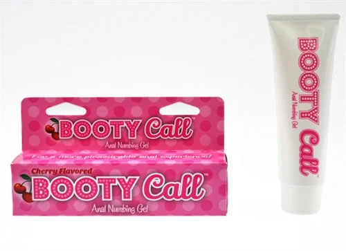 Booty Call Cherry-Flavored Desensitizing Anal Gel - 1.5 Fl. Oz.: Heightened Pleasure, Reduced Discomfort