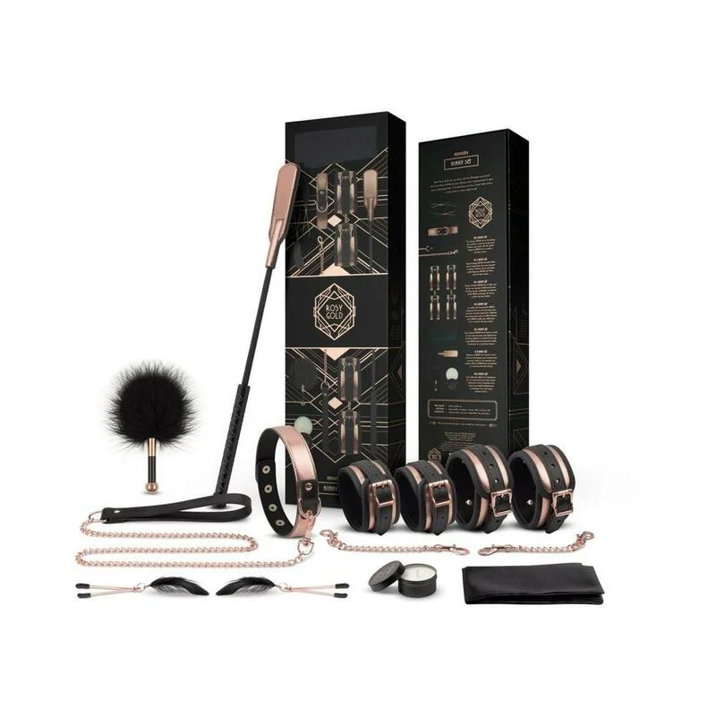 Rosy Gold Nouveau 9-Piece BDSM Set